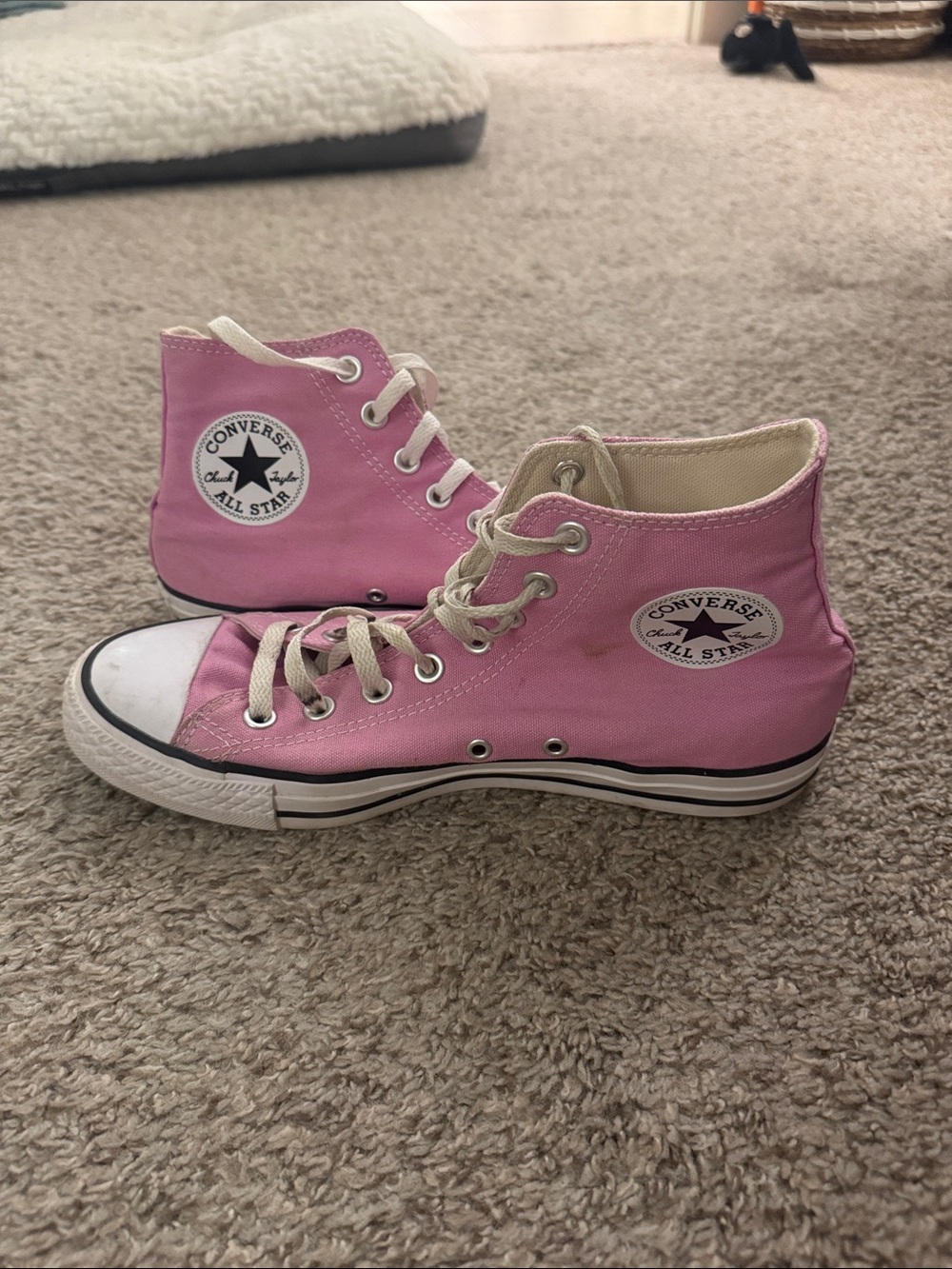 Converse Pink High Top Chuck Taylor Sneakers